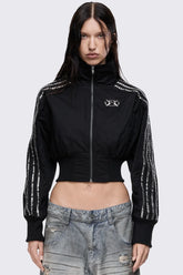 Aftershock Studded Windbreaker Jacket