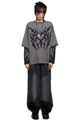 Luvx Grey Layered T-Shirt