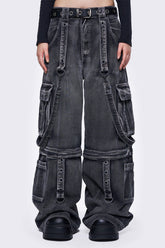 Trek Grey Cargo Jeans