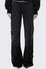 Breathe Sigil Studded Patch Bootcut Sweatpants