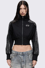 Aftershock Studded Windbreaker Jacket