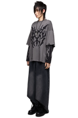 Luvx Grey Layered T-Shirt