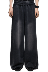 Blur Black Washed Sweatpants