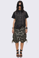 Elysium Sigil Rhinestone Graphic T-Shirt
