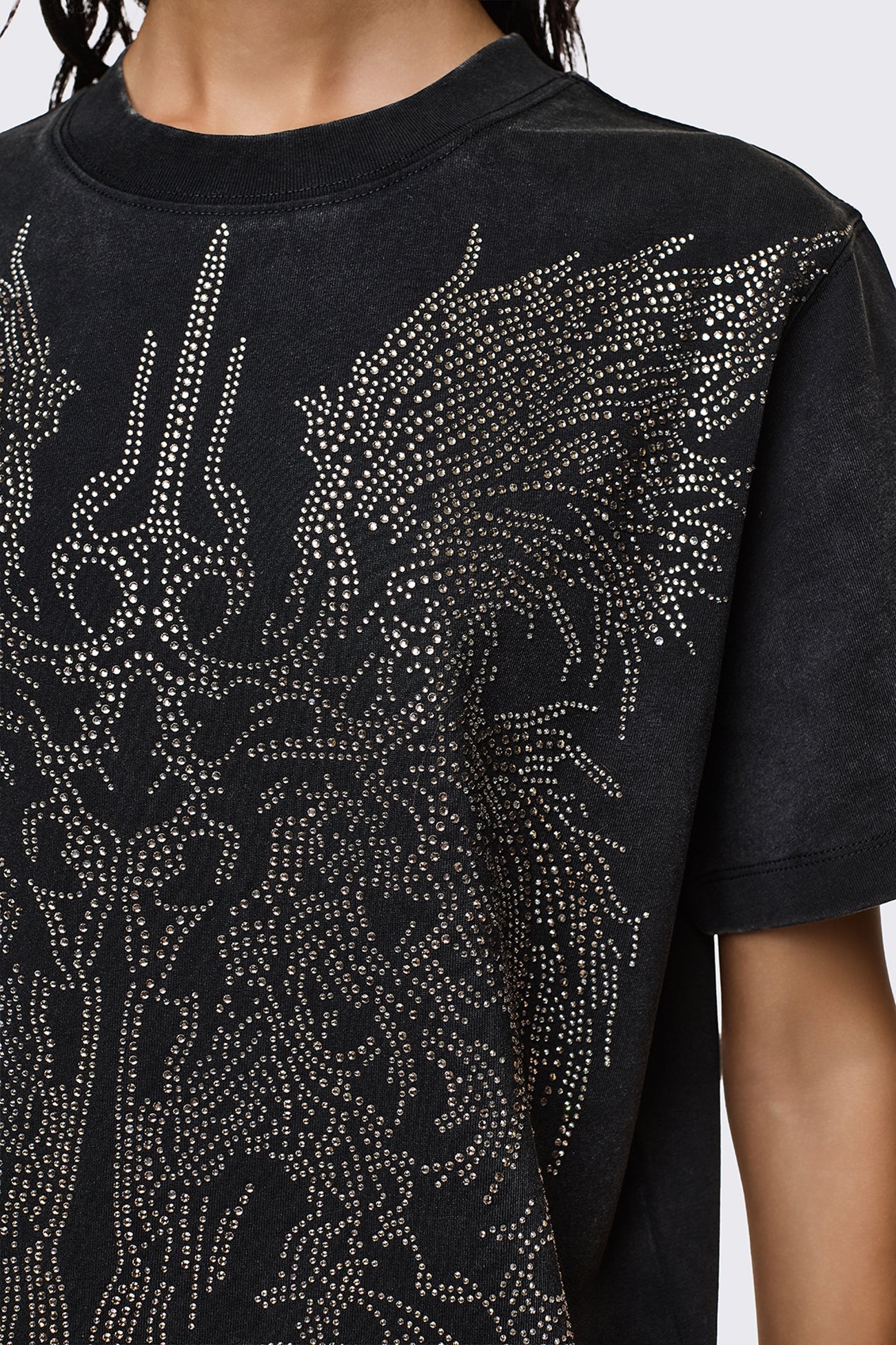 Elysium Sigil Rhinestone Graphic T-Shirt
