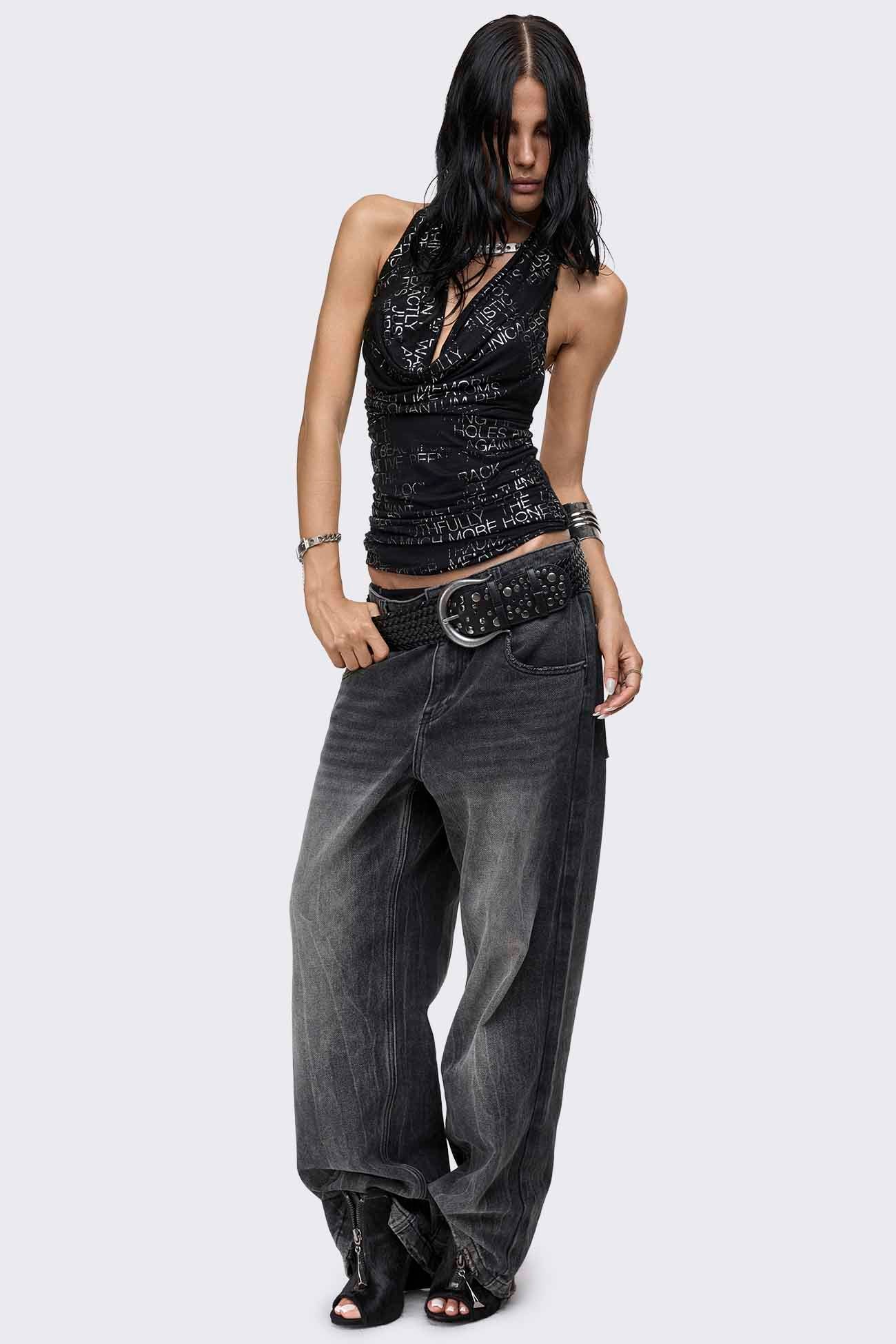 Avery Studded Braid Belt