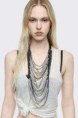 Lustre Beaded Necklace