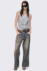 Solistice Washed Studded Belt