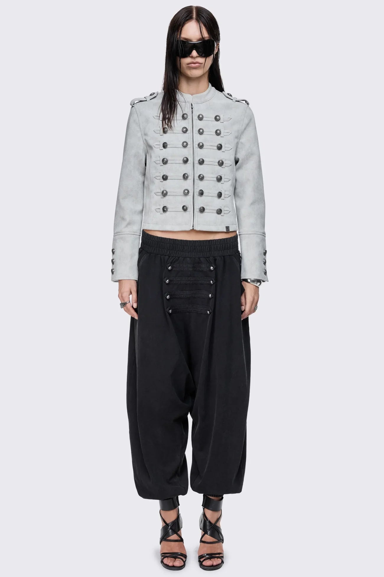 Cadence Worn Grey Hussar Jacket