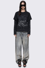 Melancholia Graphic Layered T-shirt