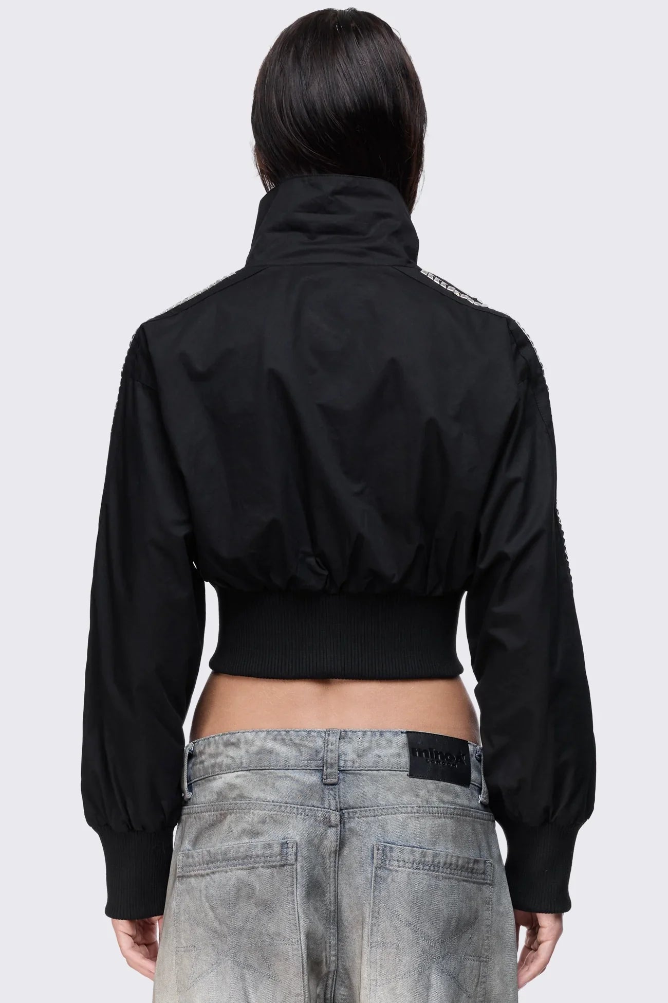 Aftershock Studded Windbreaker Jacket