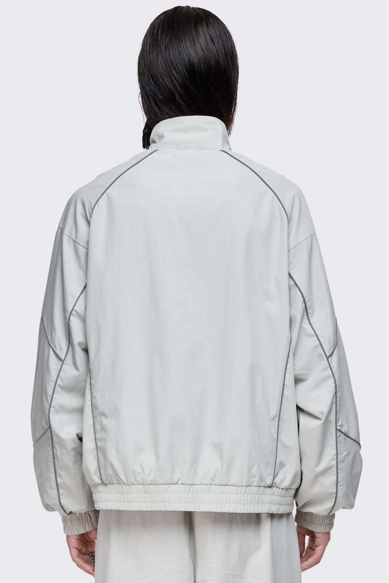 Void Grey Sigil Graphic Windbreaker Jacket