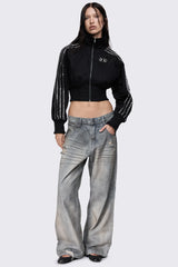 Aftershock Studded Windbreaker Jacket