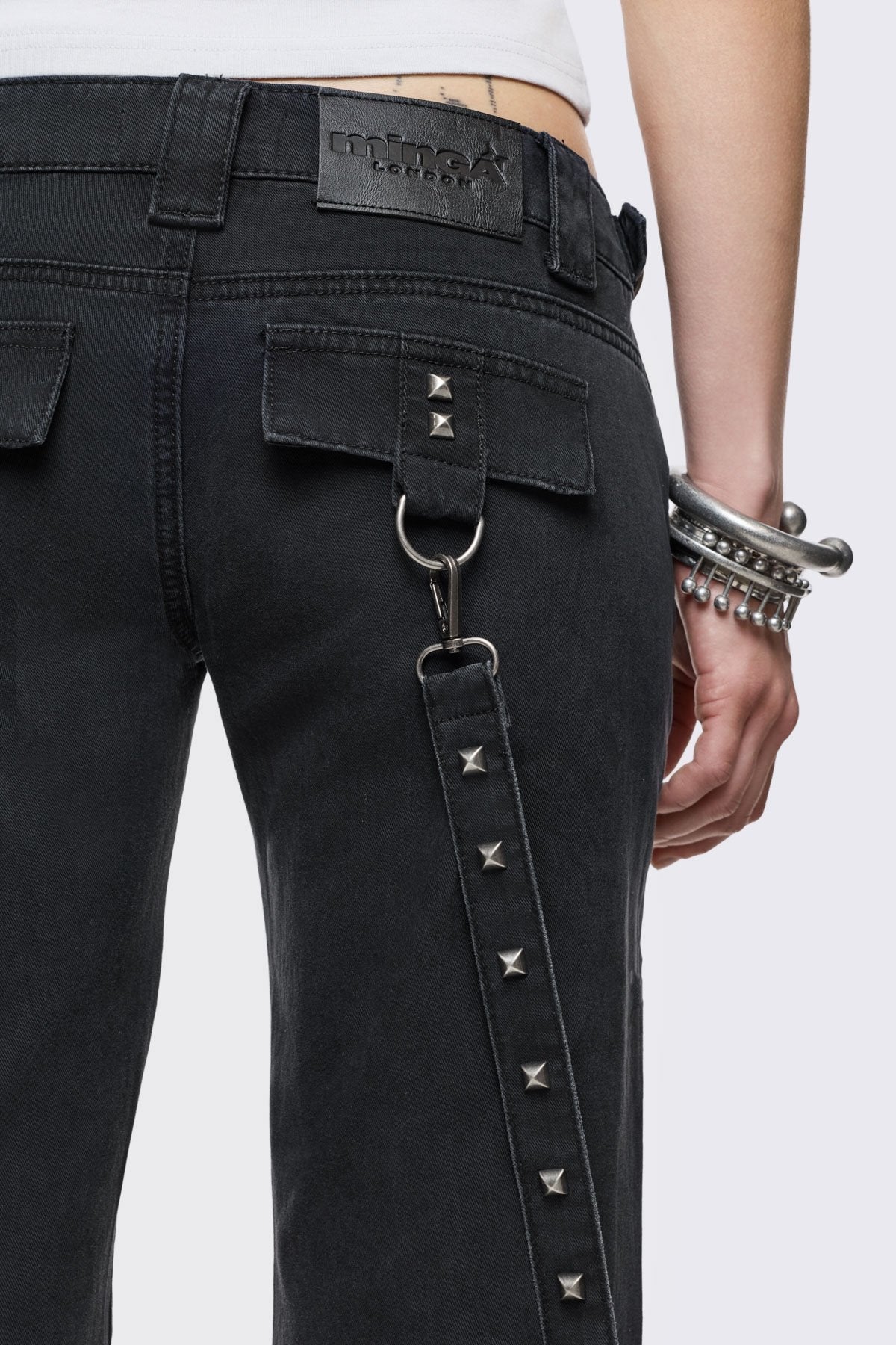 Bruise Cargo Flared Jeans