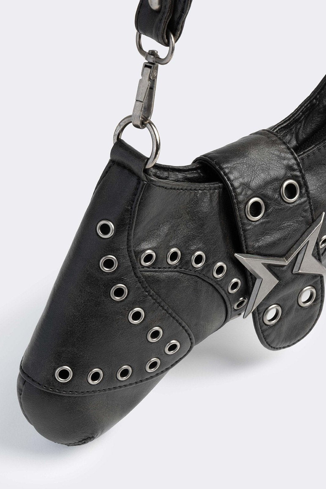 Charli Faux Leather Baguette Bag