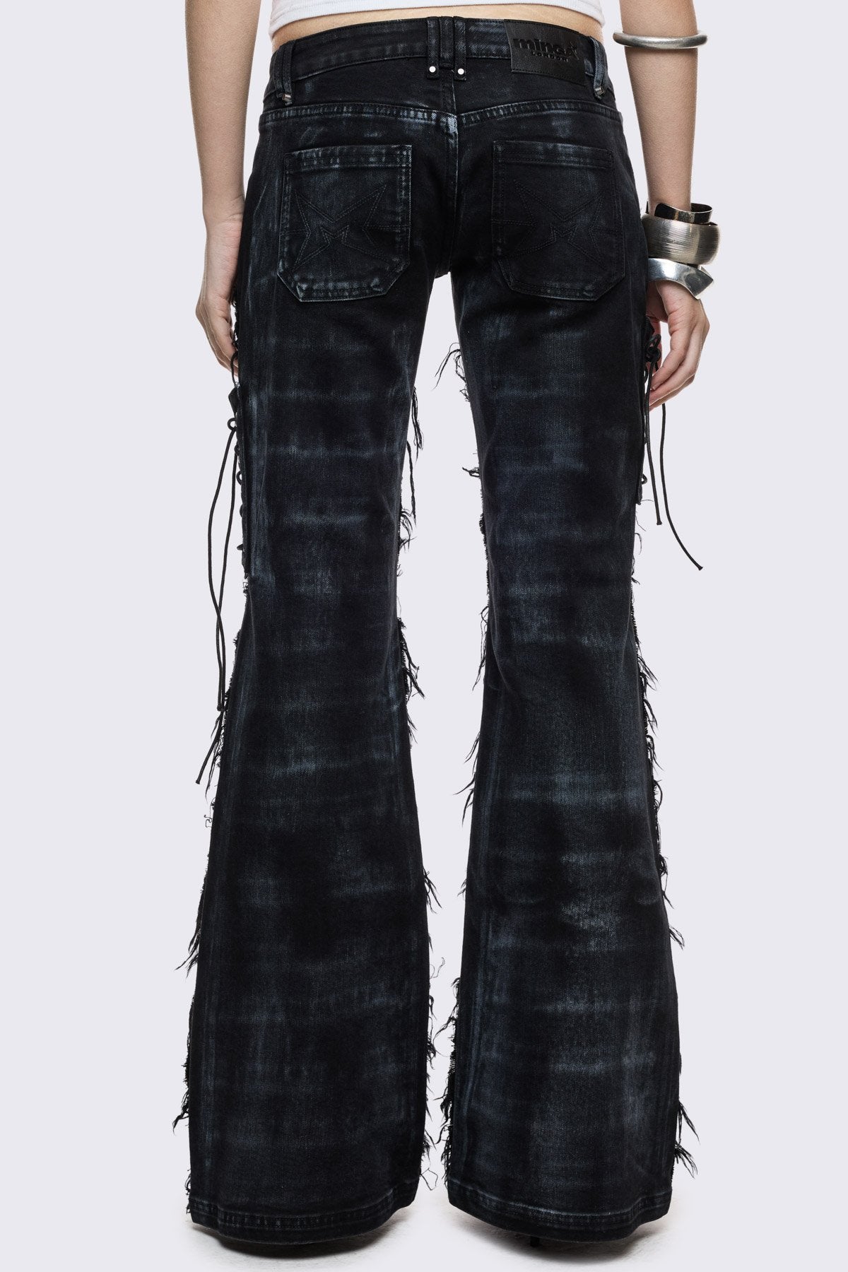 Dash Distressed Flared Jeans
