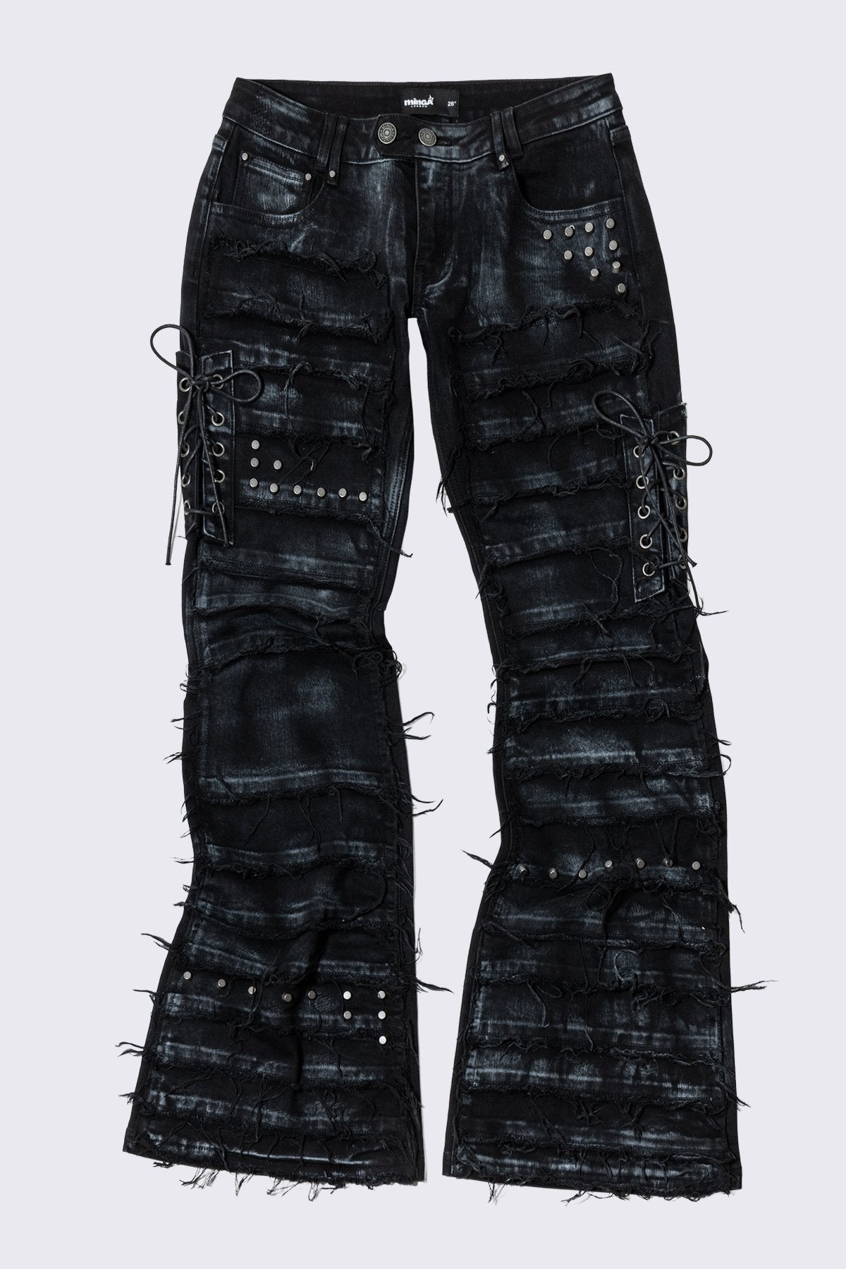 Dash Distressed Flared Jeans