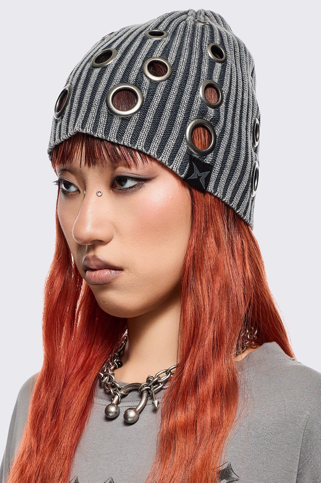 Elektra Grey Beanie