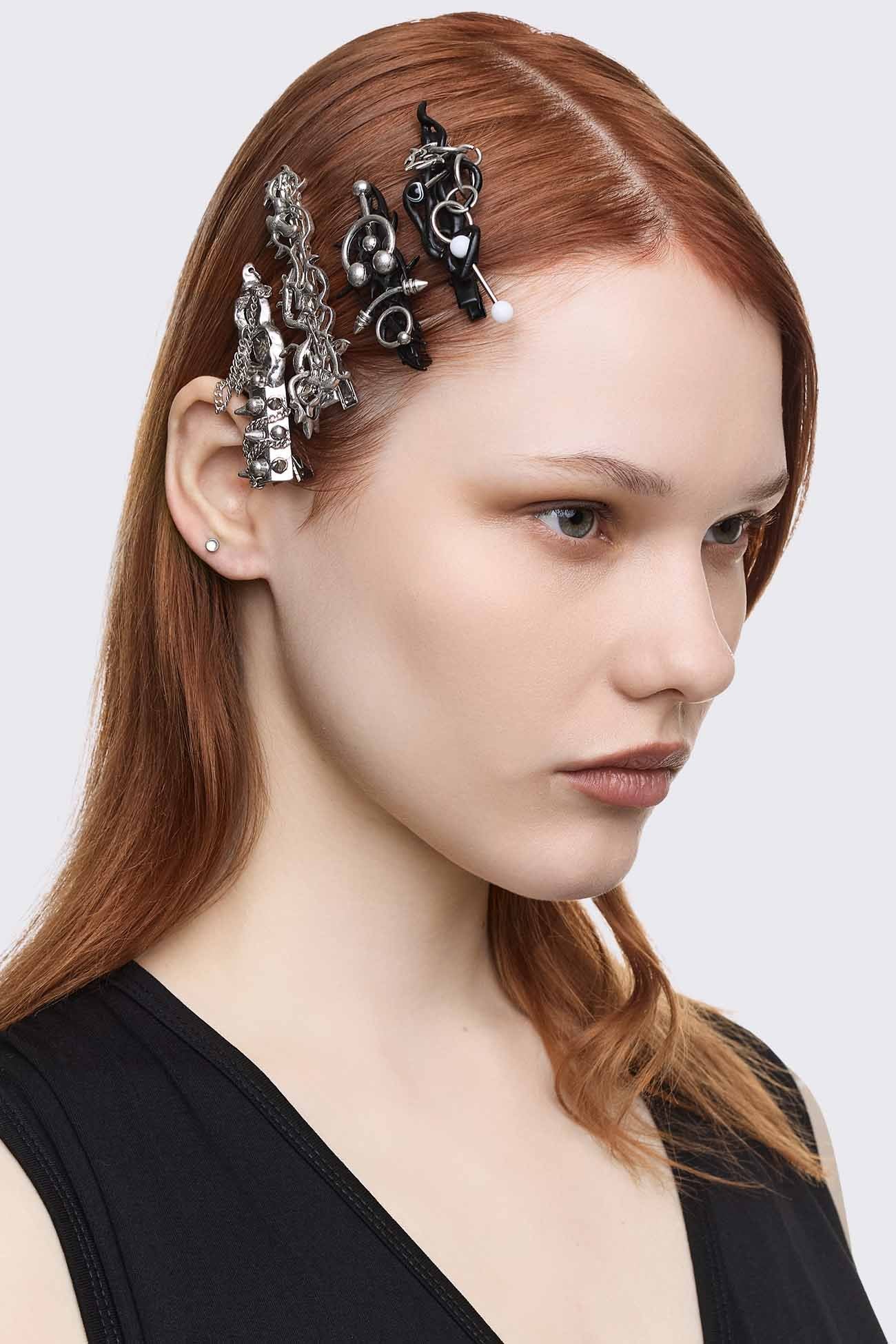 Elysium Metal Hair Clip Set