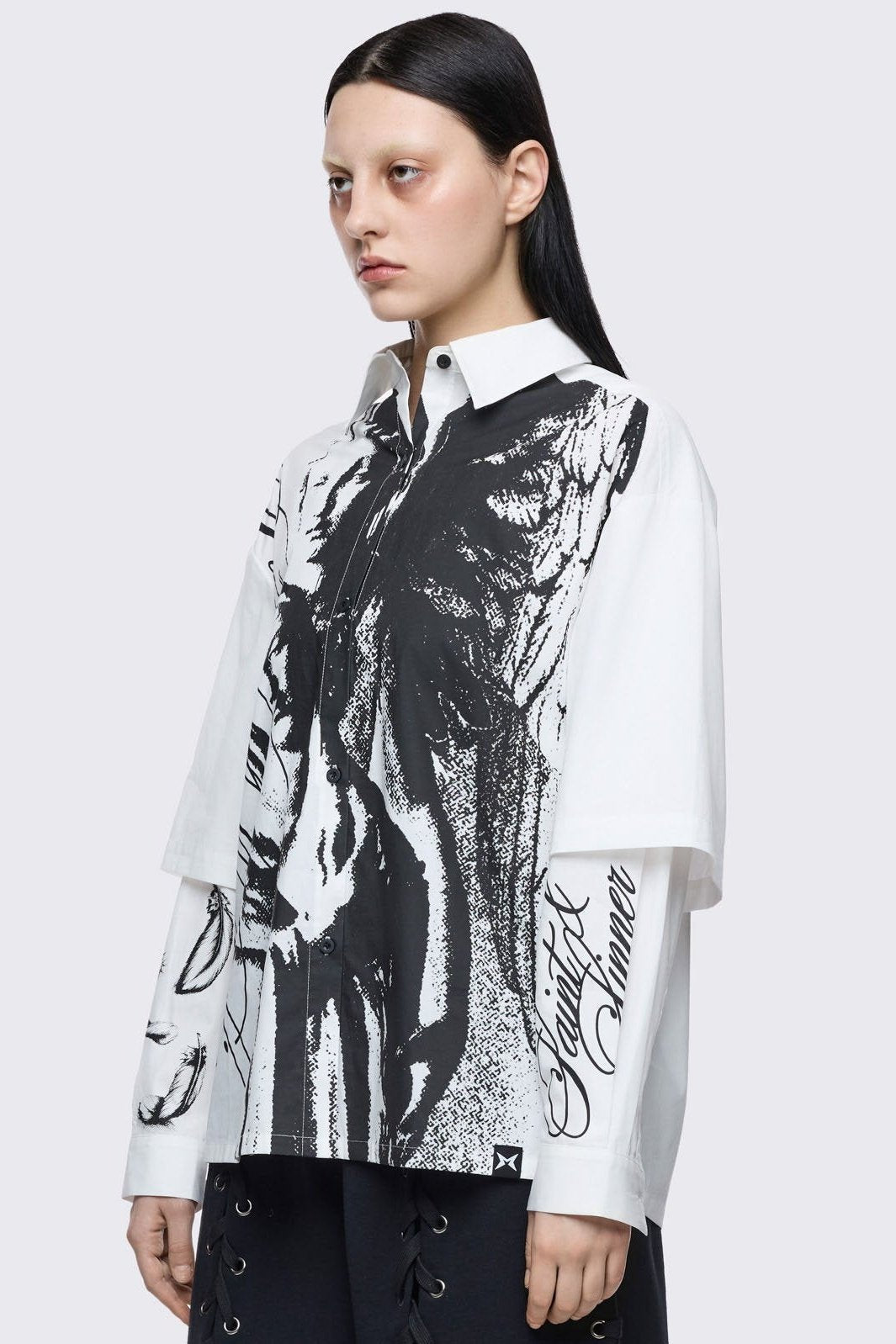 Faith & Sin Layered Shirt