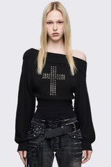 Grace Off-Shoulder Sweater