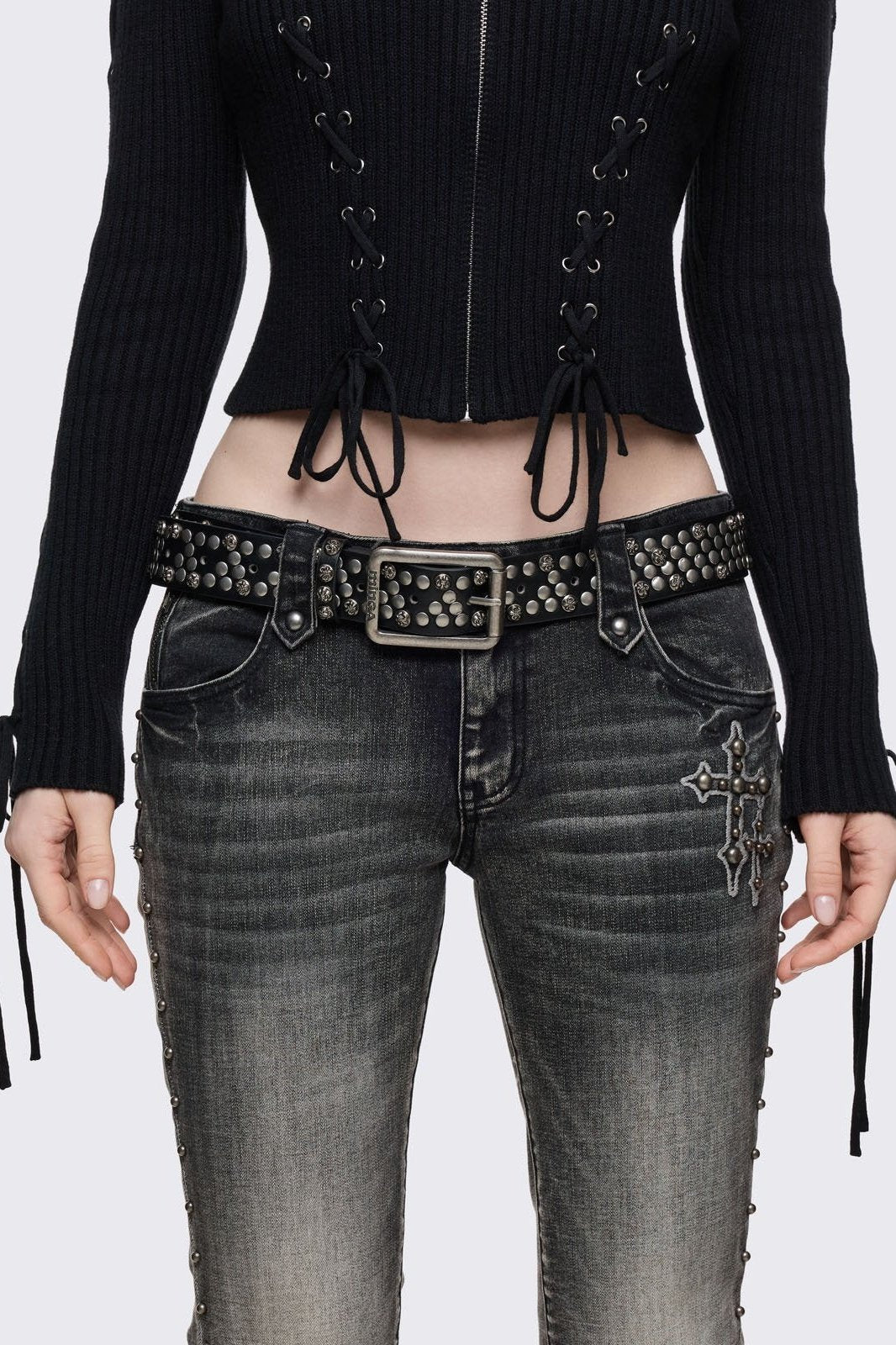 Hammered Buckle Belt