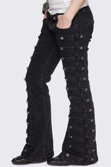 Hilda Military Flared Jeans