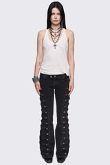 Hilda Military Flared Jeans