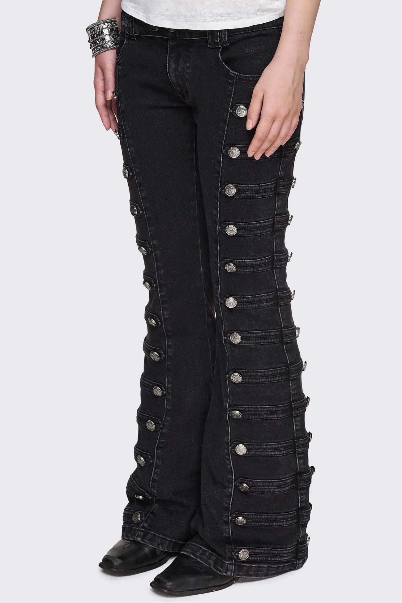 Hilda Military Flared Jeans