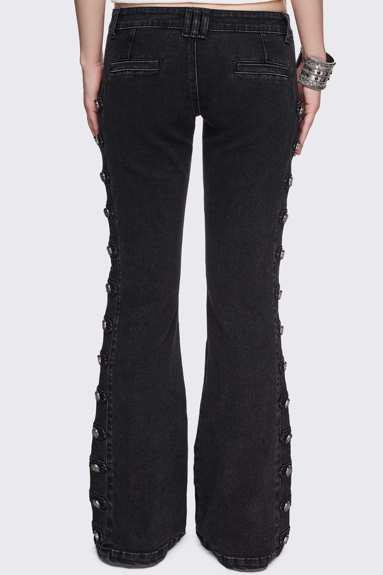 Hilda Military Flared Jeans