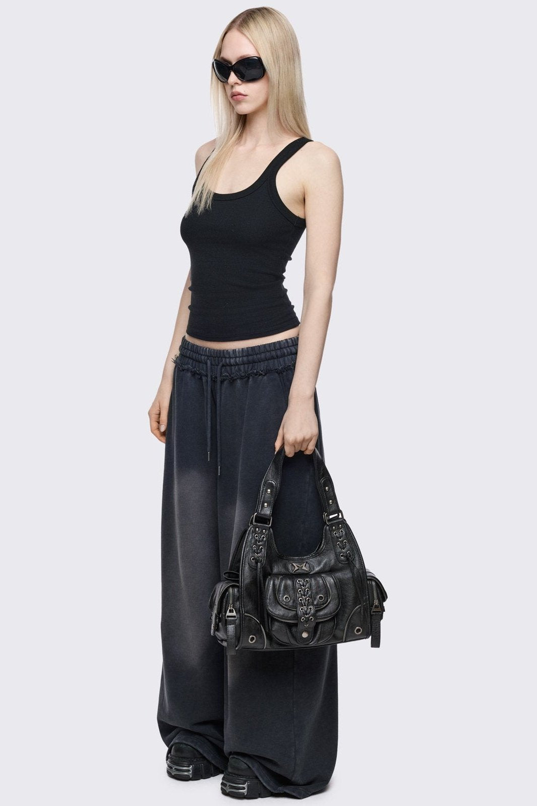 Jules Faux Leather Shoulder Bag