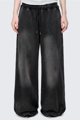 Blur Black Washed Sweatpants