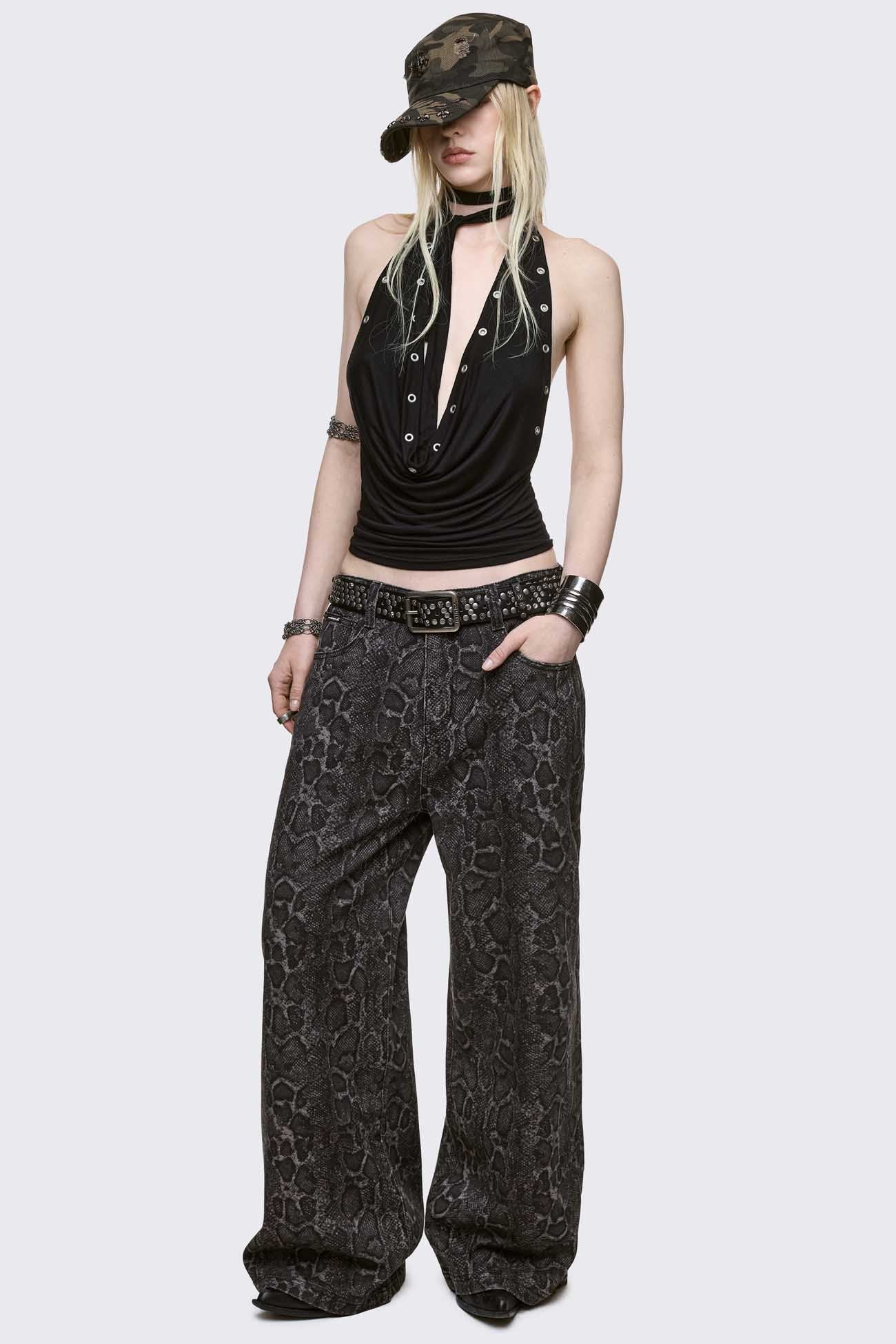Python Baggy Jeans