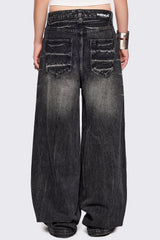 Volt Black Baggy Jeans